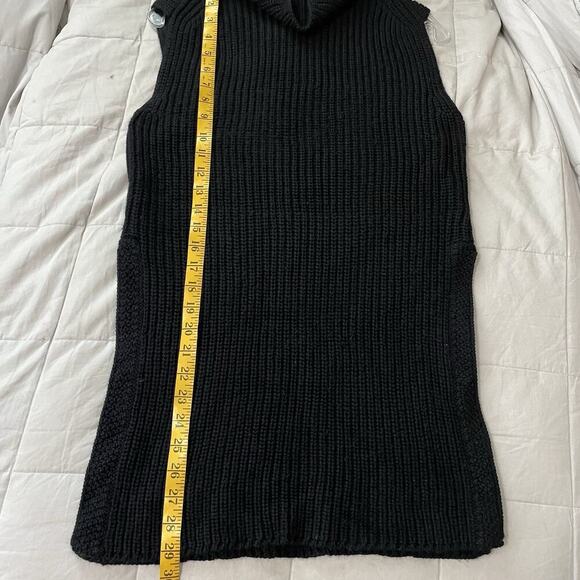 Aritzia Wilfred Durandal Sweater Vest Tunic 100% Merino Wool Small Chunk… - Picture 6 of 9